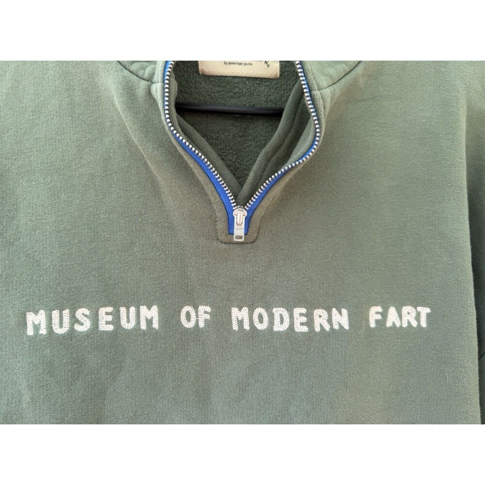 Fashion Brand Company Penelope Gazin Museum Modern Fart Sweatshirt L RARE - Picture 4 of 7